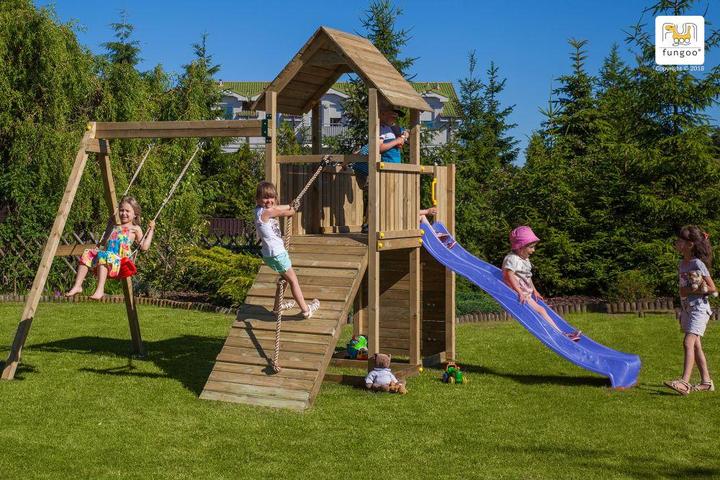 Produktbild Fungoo Spielturm mit Rutsche Carol 3