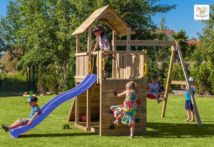 Produktbild Fungoo Spielturm mit Rutsche Carol 3