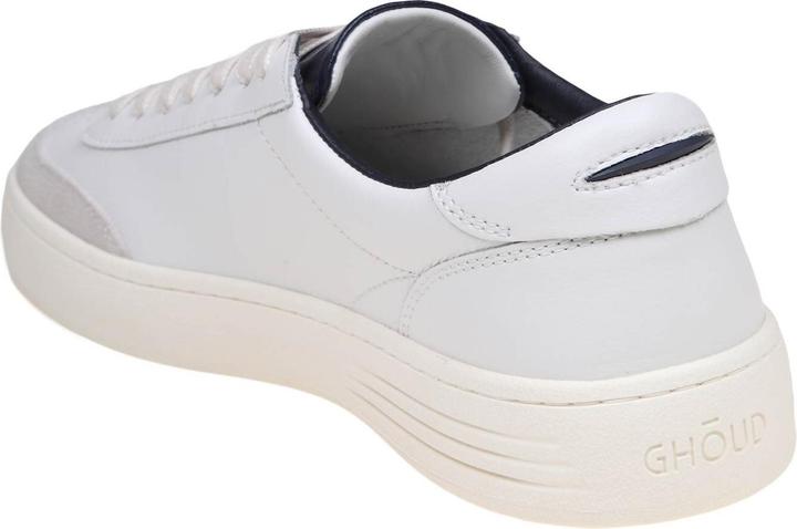 Actual product image Ghoud lido low sneakers in white/blue leather and suede (42)