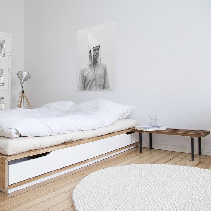 Immagine prodotto Myfelt Tappeto Palla di feltro Linéa (Ø 120 cm)