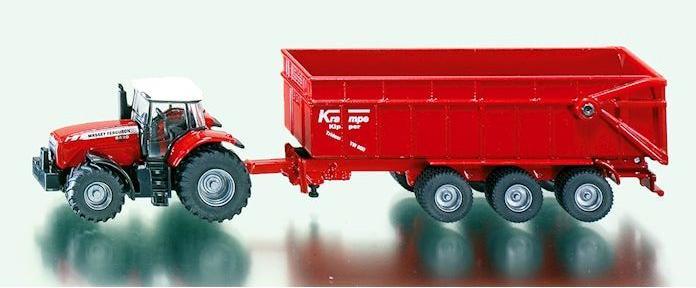 Image du produit Siku Massey Ferguson avec remorque