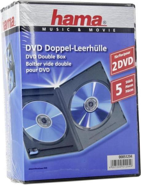 Actual product image Hama DVD double empty cases