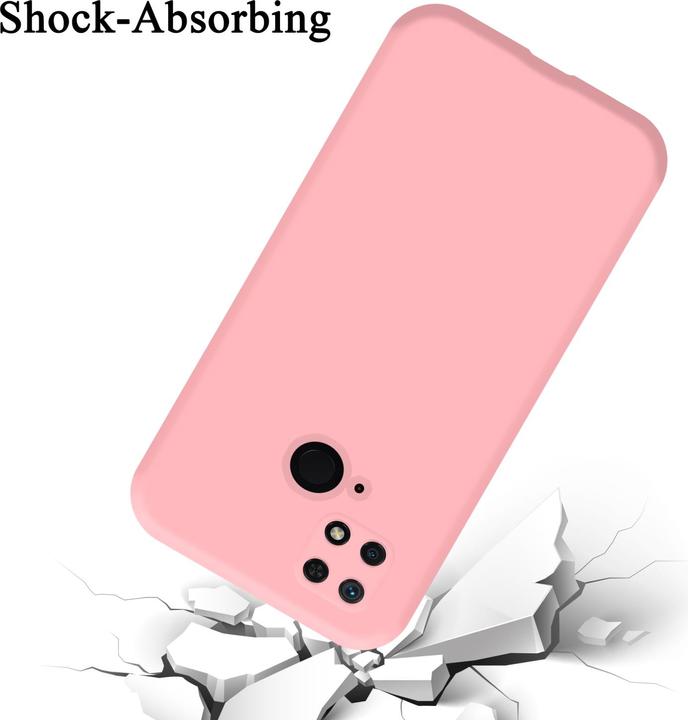 Actual product image Cadorabo TPU Liquid Silicone Case Cover for Xiaomi RedMi 10C / POCO C40 (Xiaomi Redmi 10C, Xiaomi Poco C40)