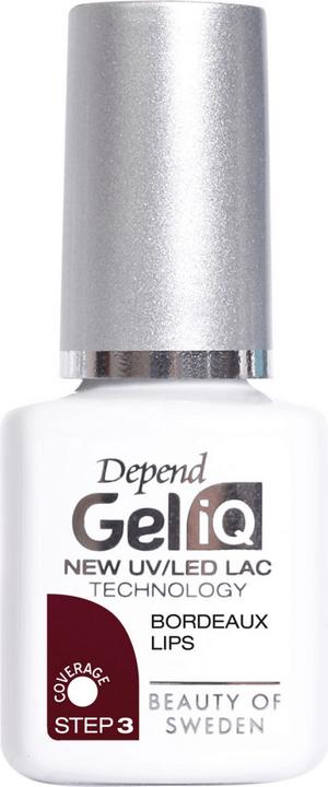 Actual product image Depend Gel iQ Bordeaux Lips 5 ml (Bordeaux lips, Gel-Effect Nail Polish)