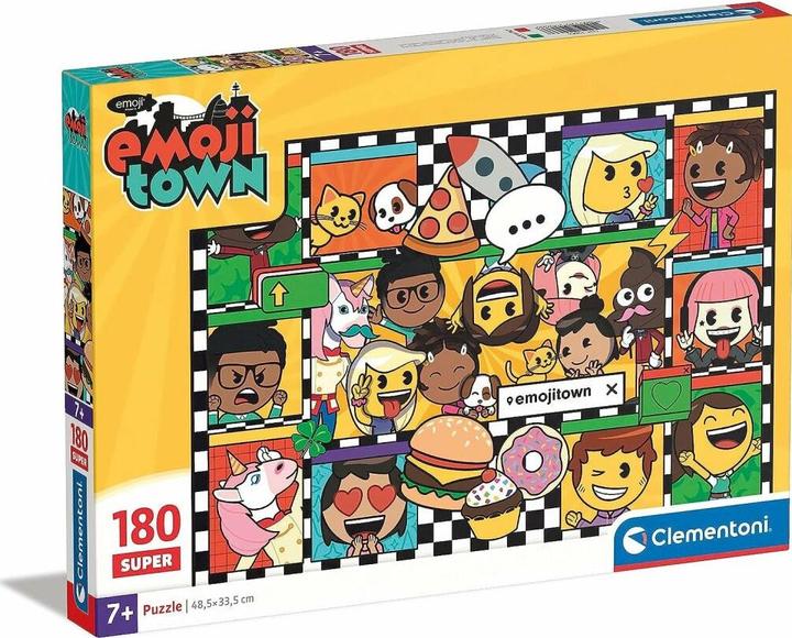 Immagine prodotto Clementoni Puzzle Super Colour Emoji Town, 180 pezzi. (180 pezzi)