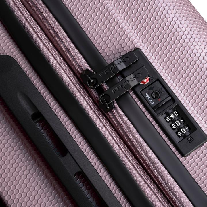 Immagine prodotto Franky Munich 4.0 set di valigie a 4 ruote 3 pezzi con piega elastica (199 l, XL (da 115l))