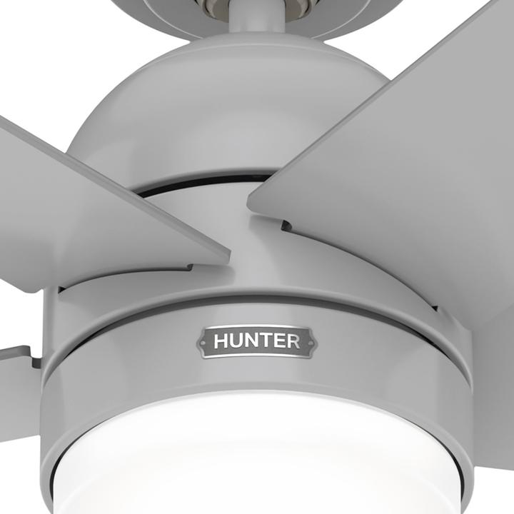 Produktbild Hunter Fans Deckenventilator Giannis Grau mit LED & Fernbedienung (40 dB)