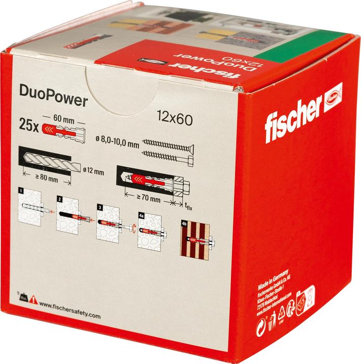 Image du produit Fischer DuoPower (25 pcs)
