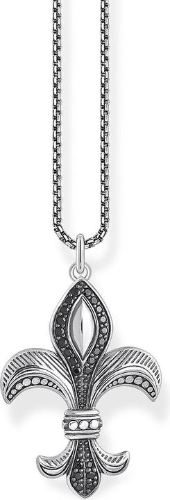Image du produit Thomas Sabo Chaîne Lys de Bourbon (Argent massif de 925, Noirci, 45 - 50 cm)