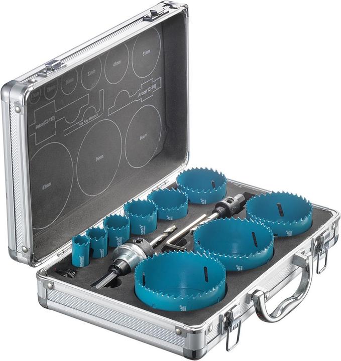 Produktbild technocraft HSS-Bi-Metall Lochsägen-Satz (83 mm, 17 mm, 21 mm, 33 mm, 41 mm, 65 mm, 76 mm, 51 mm, 26,0 Millimeter)