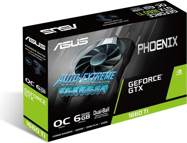 Actual product image ASUS GeForce PH GTX 1660 Ti O6G (6 GB)