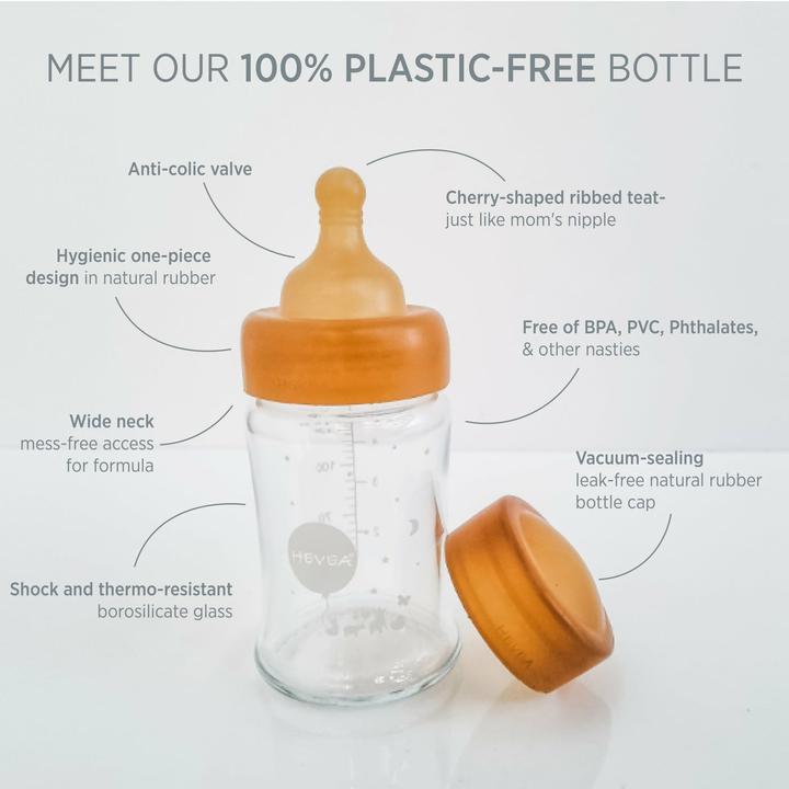 Actual product image Hevea Glass bottle 2 x 150 ml (150 ml)