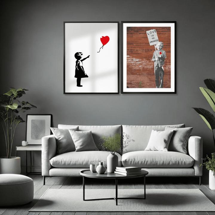 Produktbild Trenddeko Poster Banksy (7.5 x 7.5 x 97.5 cm)