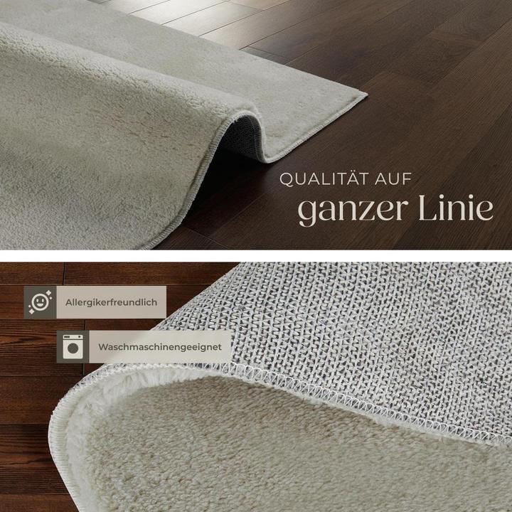 Actual product image tectake Short pile carpet Soft Zone (160 x 230 cm)