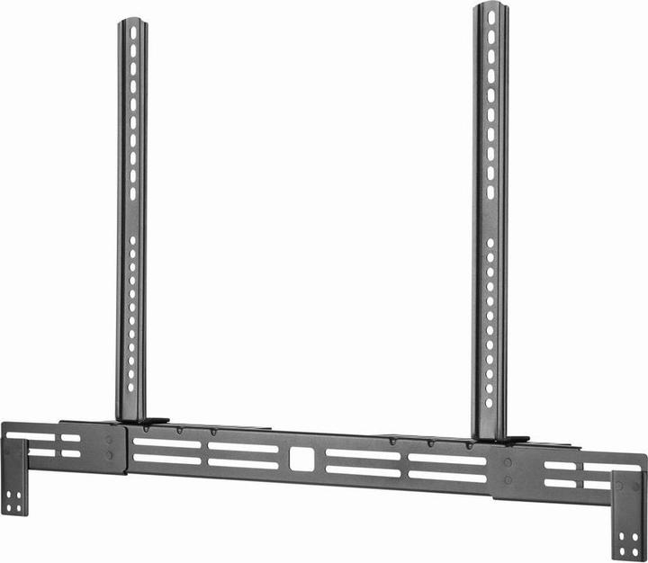 Immagine prodotto Gembird Uniwersalne stalowe uchwyty/wsporniki ścienne czarne montowane na ścianie do 10kg (1 pz., Installazione a parete)