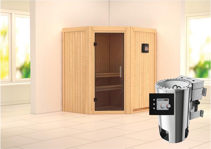 Produktbild Karibu Tonja ohne Dachkranz (Plug & Play 3,6 KW - Bio externe Steuerung)