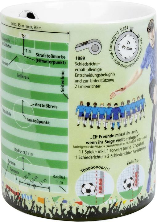 Immagine prodotto Könitz Tazza da caffè 'Knowledge Mug Football (490 ml, 6 x)