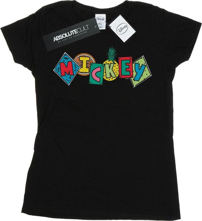Immagine prodotto Disney Mickey Mouse Fruit Blocks Maglietta Donna (L)