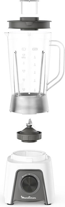 Moulinex Standmixer Blendeo+ LM2C01 Weiss (450 W)