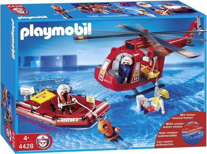 Playmobil Elicottero SOS con barca di salvataggio (4428)