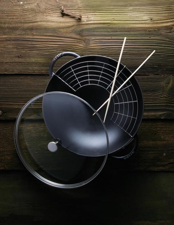 Produktbild Staub Wok (37 cm, Wok Pfanne, Gusseisen)
