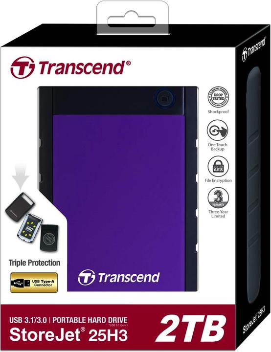 Produktbild Transcend StoreJet 25H3 (2 TB)