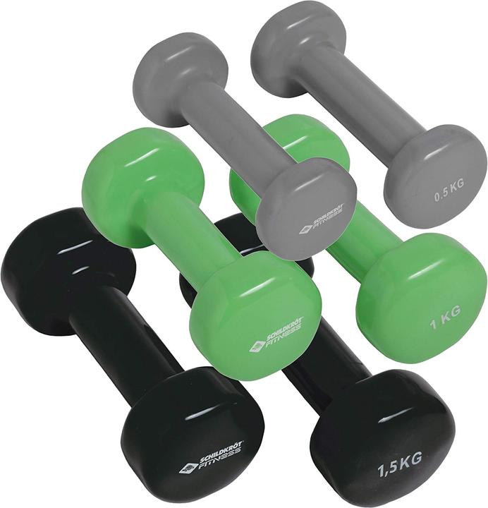 Schildkröt Hantelset (2 x 0.5 kg, 2 x 1 kg, 2 x 1.5 kg)