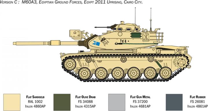 Immagine prodotto Carro armato principale M60A-3 in scala 1:35