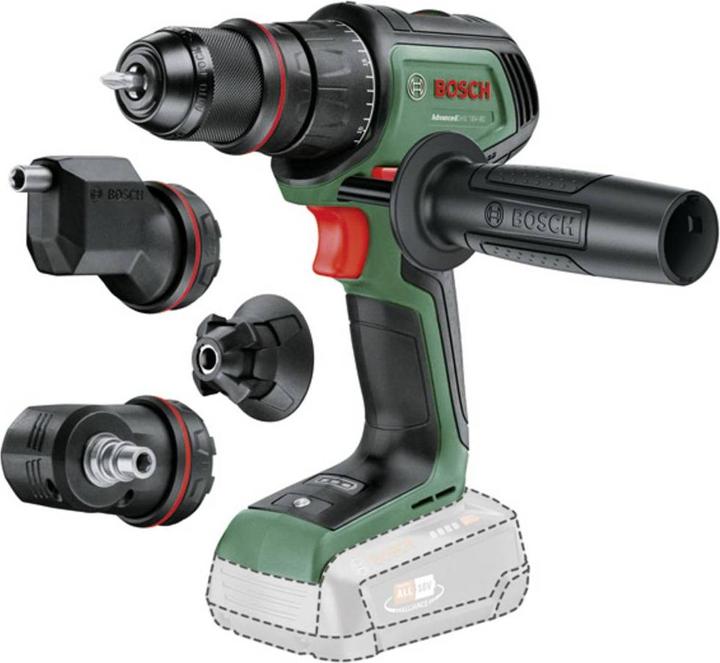 Produktbild Bosch Home & Garden Akku-Bohrschrauber AdvancedDrill 18V-80 QuickSnap + 3 Aufsätze (Akkubetrieb)
