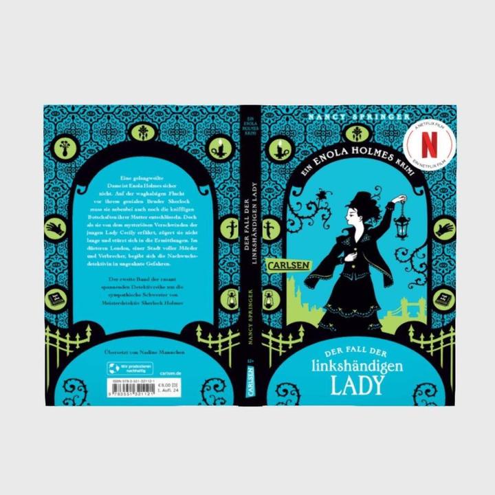 Image du produit Enola Holmes: Der Fall der linkshändigen Lady (Allemand, Nancy Springer, 2024)