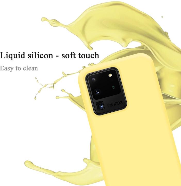 Actual product image Cadorabo TPU Liquid Silicone Case Cover (Samsung Galaxy S20 Ultra)