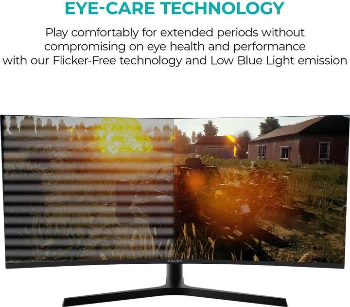 Produktbild Misura High Resolution monitor 34" - 165 Hz GEBOGEN (3440 x 1440 Pixel, 34")