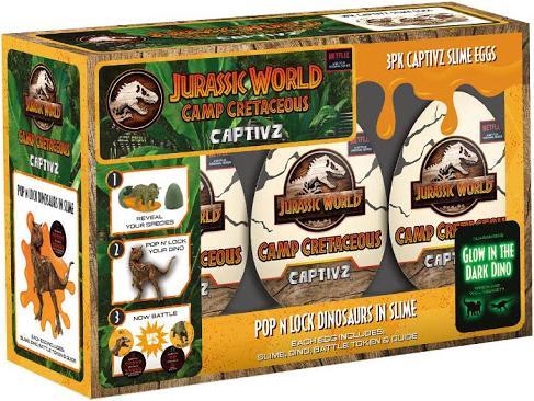 Produktbild Rocco Giocattoli Jurassic World - New Adventures: 3 Captivz Eggs