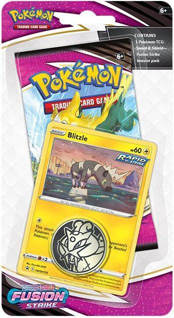 Produktbild Pokémon Fusion Strike Checklane Blister Blitzle EN (Englisch, Booster Pack)