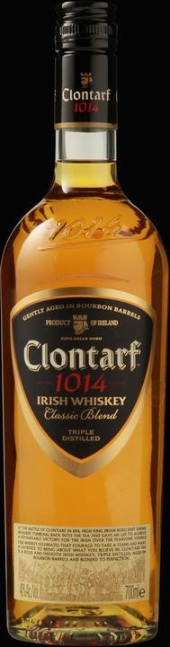 Actual product image Clontarf Irish Classic Blend Whiskey 1014 Triple Distilled (Blended Malt Whisky, Irish whiskey)