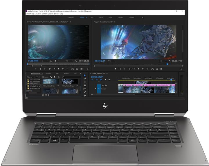 HP ZBook Studio x360 G5 (15.60", Intel Core i7-8850H, 16 GB, 512 GB, CH)