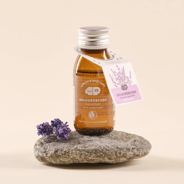 Produktbild 4peoplewhocare Gesichtsöl - Goldgrübchen (Braunglasflasche mit Kork) (50 ml, Gesichtsöl)