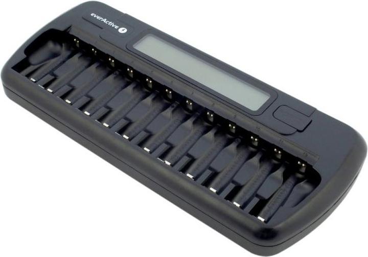 Produktbild Everactive 1-12 AA / AAA battery charger with LCD display (1 Stk., AAA, AA, Ladegerät ohne Akku)