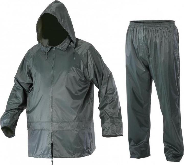Image du produit Lahti Pro Komplet przeciwdeszczowy kurtka + spodnie zieleń L (L4140203) (L)