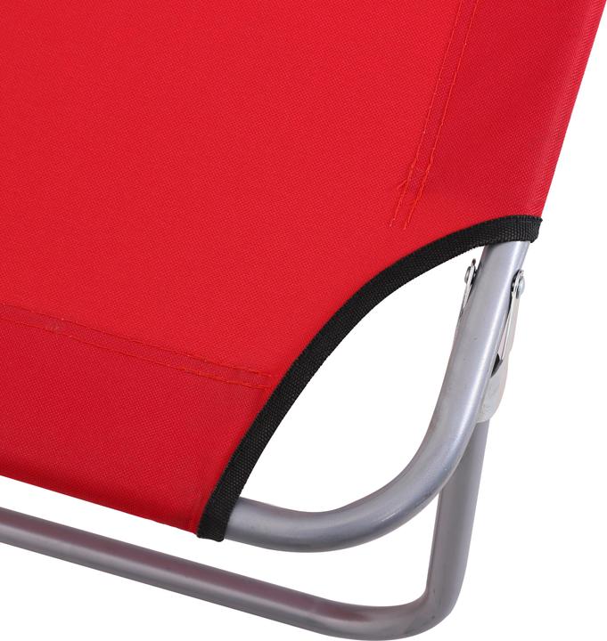 Produktbild Outsunny Sonnenliege mit Sonnenschutz (187 cm)