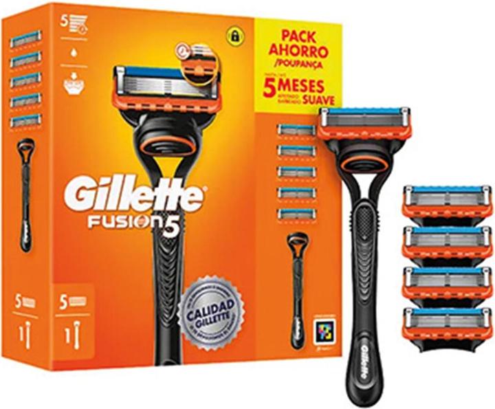 Produktbild Gillette Fusion5 Power Razor Ersatzklingen mit Antifriktionsklingen - 4 Nachfüllpackungen (4 x)