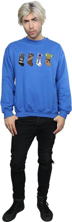 Actual product image Star Wars Mens Christmas Stockings Sweatshirt (XL)