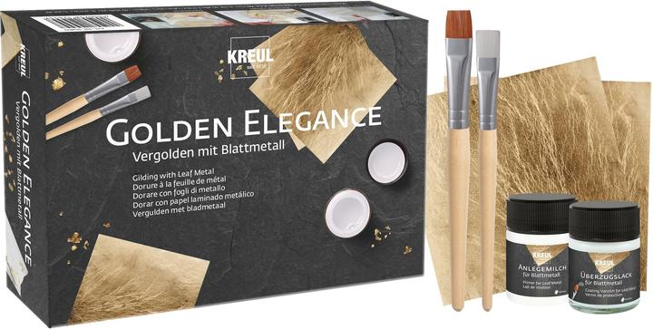 Productafbeelding Kreul Vergulden met Blad Metaal Set (Goud, 50 ml)