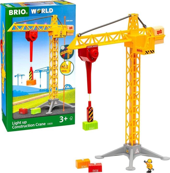 Actual product image Brio Building crane with lights