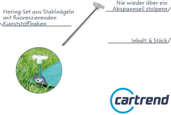 Image du produit Cartrend Piquets de tente Stfluorescent
