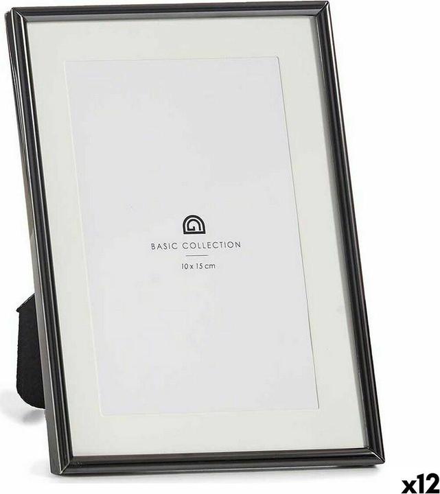 Produktbild Gift Fotorahmen Kristall Schwarz Stahl (12 Stück) (10 x 15 cm)