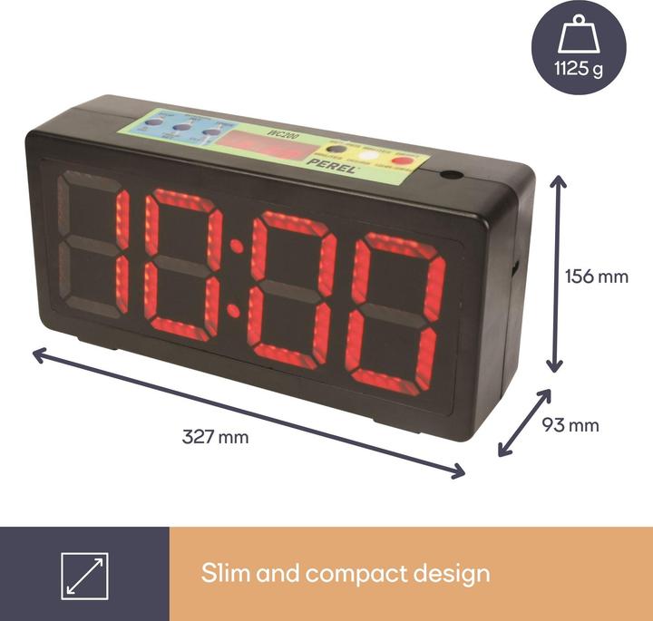 Produktbild Perel Uhr Mit Chronometer