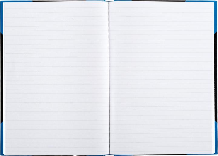Actual product image Idena Notebook A5 lined black blue FSC-Mix (A5, Lined, Hardcover)