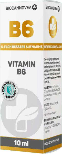 Produktbild Biocannovea Vitamin B6 (1 Stück, Tropfen, 52 g)