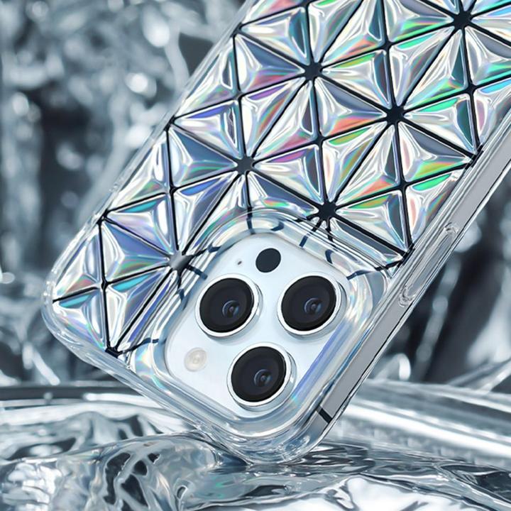Actual product image Kingxbar Miya Series Case for iPhone 14 Pro Cover Back Cover Rainbow (Apple iPhone 14 Pro)